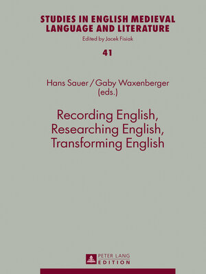 cover image of Recording English, Researching English, Transforming English